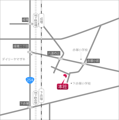 ㈱篠原　本社・東京工場　地図